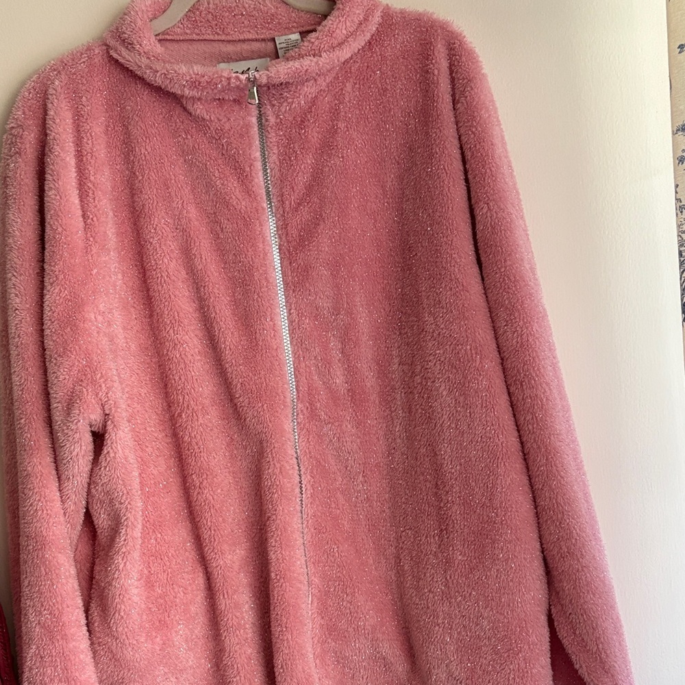 Cozy Pink Fleece Jacket